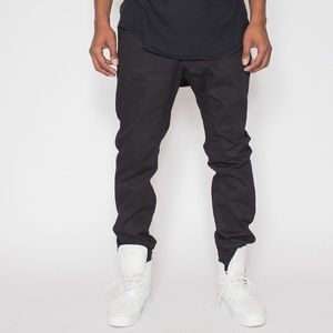 NWT Golden Denim Marathon Jogger in Black Khaki